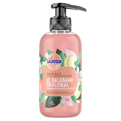Artikelbild für SAGROTAN® BELEBEND&FLORAL Flüssigseife 300 ml, Artikelnummer 392561