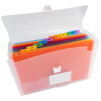 Artikelbild 2 für Exacompta Fächermappe Crystal 13 Fächer transparent, 1 St., Artikelnummer 680916