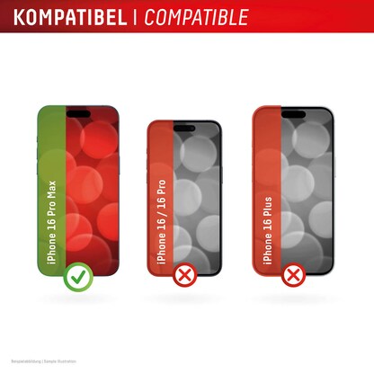 Artikelbild 5 für DISPLEX® Privacy Glass Display-Blickschutzglas für Apple iPhone 16 Pro Max, Artikelnummer 700466