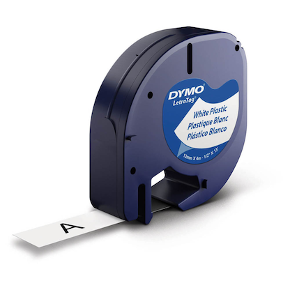 Artikelbild 2 für DYMO Schriftband LetraTag 91221 S0721660, 12 mm, schwarz auf weiß, 1 St., Artikelnummer 179077