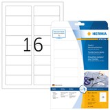Artikelbild 1 für HERMA Namensetiketten 4588 weiß 88,9 x 33,8 mm, 10 Blatt, Artikelnummer 782134