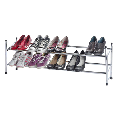 Artikelbild 4 für WENKO Teleskop-Schuhregal chrom 62,0 - 115,0 x 23,0 x 35,0 cm, 1 St., Artikelnummer 532186