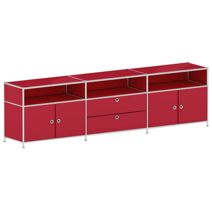 Artikelbild für viasit Sideboard System4, 496623 rubinrot 227,9 x 40,4 x 62,0 cm, 1 St., Artikelnummer 502033