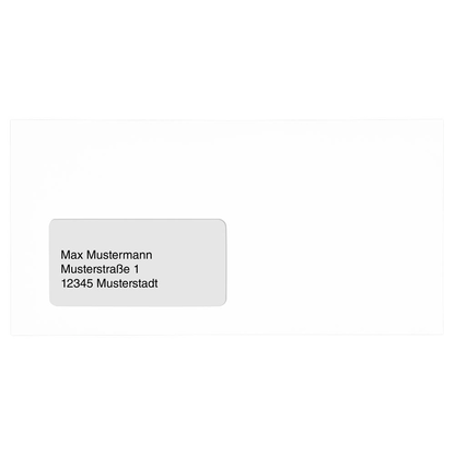 Artikelbild 5 für dots Briefumschläge DIN lang mit Fenster weiß haftklebend 250 St., Artikelnummer 118091