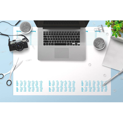 Artikelbild 3 für RNK-Verlag Schreibtischunterlage Office - 2024/2025/2026 weiß Papier 48,0 x 33,0 cm, 30 Blatt, Artikelnummer 335051