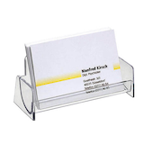 Artikelbild 1 für SIGEL Visitenkartenhalter glasklar, für bis zu 50 Visitenkarten, Artikelnummer 421164