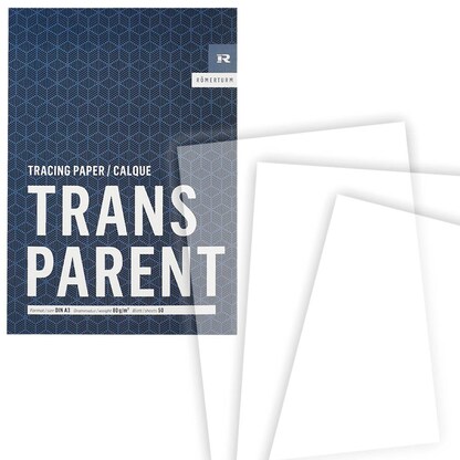 Artikelbild für RÖMERTURM Transparentpapier Classic Line 80 g/qm, 1 Block, Artikelnummer 872388