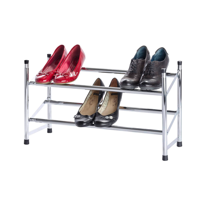 Artikelbild 5 für WENKO Teleskop-Schuhregal chrom 62,0 - 115,0 x 23,0 x 35,0 cm, 1 St., Artikelnummer 532186