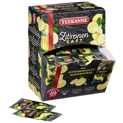 Artikelbild für TEEKANNE Zitronensaft, 100 x 4,0 ml, Artikelnummer 174370