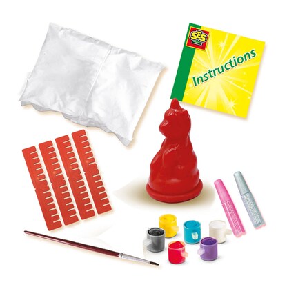 Artikelbild 2 für SES Creative® Gipsgießen-Set Glitzer Einhorn mehrfarbig, Artikelnummer 110538