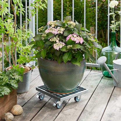 Artikelbild 3 für WAGNER® design yourself Pflanzenroller GH 7015 Metall silber quadratisch 29,0 x 9,5 cm, 1 St., Artikelnummer 419501