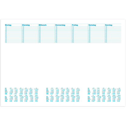 Artikelbild für RNK-Verlag Schreibtischunterlage Office - 2024/2025/2026 weiß Papier 48,0 x 33,0 cm, 30 Blatt, Artikelnummer 335051