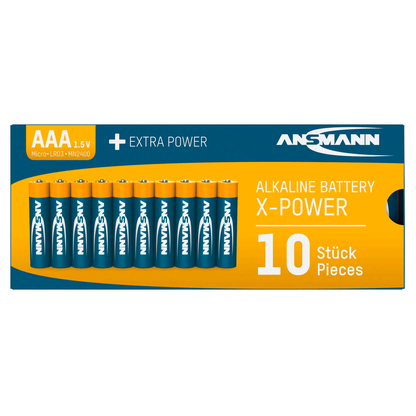 Artikelbild 5 für ANSMANN Batterien X-POWER Alkali-Mangan Micro AAA 1,5 V, 10 St., Artikelnummer 647554