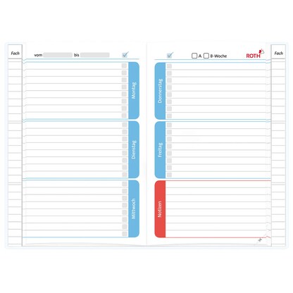 Artikelbild 3 für ROTH Hausaufgabenheft Robo Drache für clevere Faule liniert DIN A5 ohne Rand, 104 Blatt, 1 St., Artikelnummer 580609