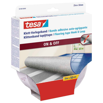 Artikelbild für tesa Klettband ON & OFF® weiß, 1 Rolle, Artikelnummer 723997