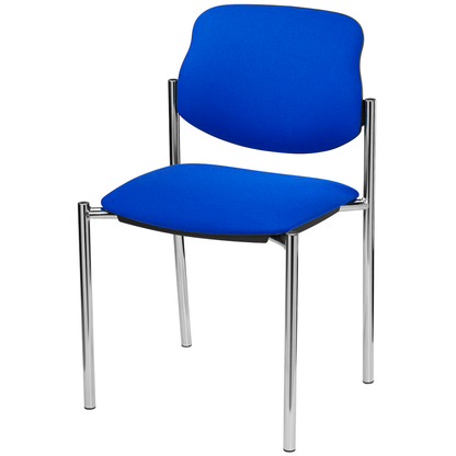 Artikelbild 4 für Nowy Styl Besucherstühle Styl STYL CHROM C-06 4ER blau Stoff, 4 St., Artikelnummer 260392