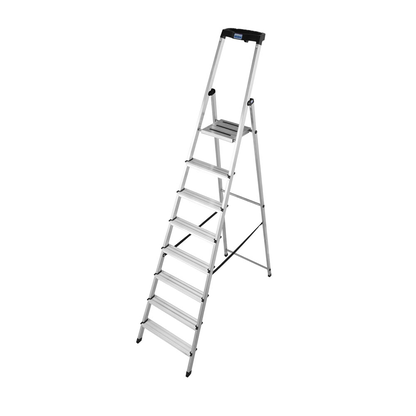 Artikelbild für KRAUSE Stehleiter einseitig MONTO Safety silber 8 Stufen, H: 255,0 cm, Artikelnummer 568737