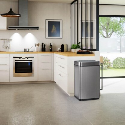 Artikelbild 2 für relaxdays Sensor Mülleimer 60,0 l grau, 1 St., Artikelnummer 519763