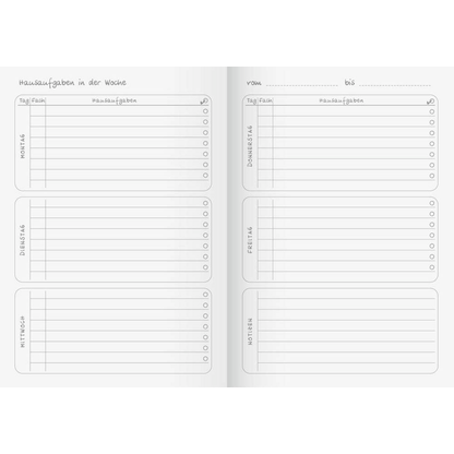 Artikelbild 2 für BRUNNEN Hausaufgabenheft Recycling Lineatur SL liniert DIN A5 ohne Rand, 48 Blatt, 1 St., Artikelnummer 775492