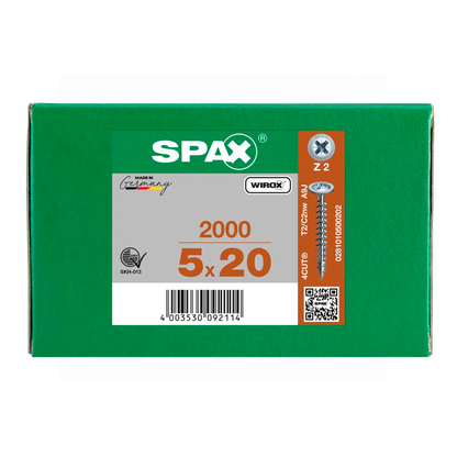 Artikelbild 6 für SPAX® Universalschrauben Z2 Rückwandkopf WIROX 0281010500202 5 mm x 20 mm, 2.000 St., Artikelnummer 394839