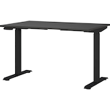 Artikelbild 1 für GERMANIA Mailand höhenverstellbarer Schreibtisch grafit rechteckig, T-Fuß-Gestell schwarz 120,0 x 80,0 cm, Artikelnummer 136246