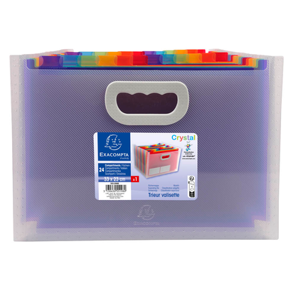 Artikelbild 3 für Exacompta Fächermappe Crystal 24 Fächer transparent, 1 St., Artikelnummer 680909