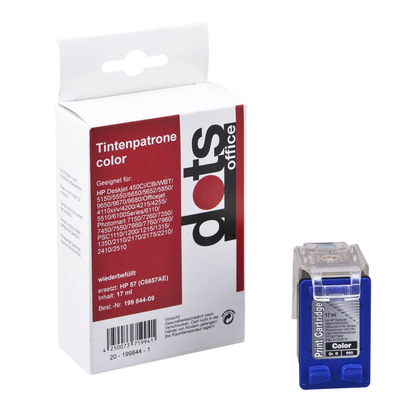 Artikelbild für dots color Druckerpatrone kompatibel zu HP 57 (C6657AE), Artikelnummer 199844