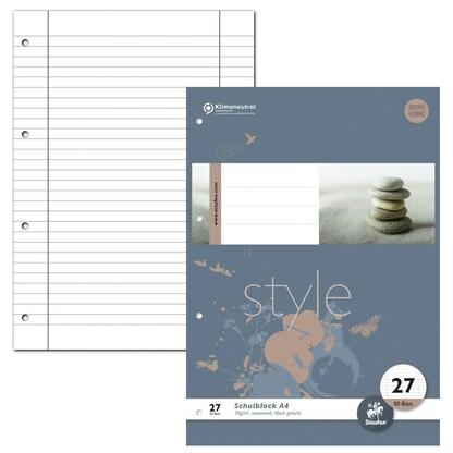 Artikelbild für Staufen® Briefblöcke Style gelocht DIN A4 liniert Lineatur 27, 10 Blöcke, Artikelnummer 717769