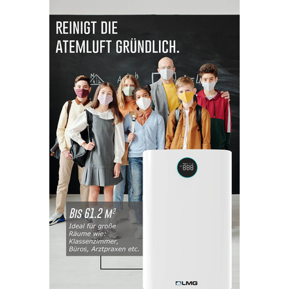 Artikelbild 6 für LMG Luftreiniger weiß 66 W, Artikelnummer 601783
