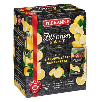 Artikelbild 2 für TEEKANNE Zitronensaft, 100 x 4,0 ml, Artikelnummer 174370