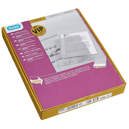 Artikelbild 7 für ELBA Sichthüllen DIN A4 glasklar glatt 0,14 mm, 100 St., Artikelnummer 150532