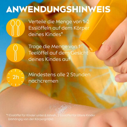 Artikelbild 5 für NIVEA SUN kids Schutz &Pflege Sonnenspray 200,0 ml, Artikelnummer 578079