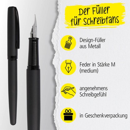 Artikelbild 8 für ONLINE® Eleganza Patronenfüller schwarz M (mittel), 1 St., Artikelnummer 617318