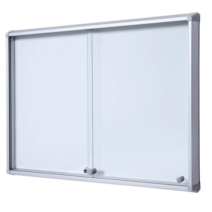 Artikelbild 2 für Showdown® Displays Schaukasten SL B1 silber 8x DIN A4 94,0 x 5,9 x 67,5 cm, 1 St., Artikelnummer 268971