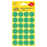 Artikelbild 1 für AVERY Zweckform Klebepunkte 3006 grün Ø 18,0 mm, 96 St., Artikelnummer 712117