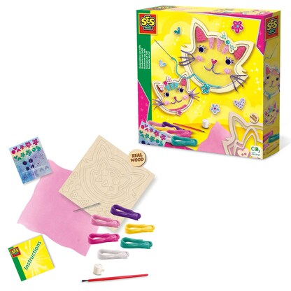 Artikelbild für SES Creative® Stickbild Sticken auf Tüll mehrfarbig, Artikelnummer 110599