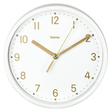 Artikelbild 1 für hama Wanduhr Madeira weiß Kunststoff, Ø 16,0 cm, Artikelnummer 500589