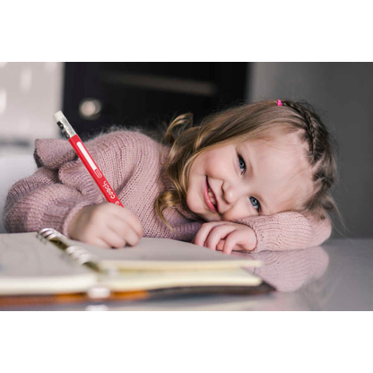 Artikelbild 3 für Kores® COACH Bleistifte HB rot mit Radierer, 12 St., Artikelnummer 767217