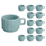 Artikelbild 1 für BAUSCHER Espressotasse EDGE grün 0,09 l, 12 St., Artikelnummer 819559