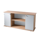 Artikelbild 1 für HAMMERBACHER Sideboard SB2T, VSB2T/N/S/SG nussbaum, silber 166,1 x 44,8 x 84,0 cm, 1 St., Artikelnummer 867061