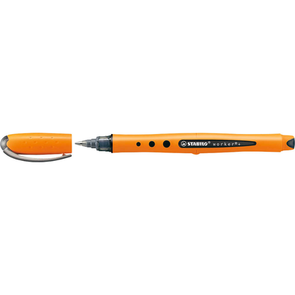 Artikelbild für STABILO worker®+ Tintenroller orange 0,5 mm, Schreibfarbe: schwarz, 1 St., Artikelnummer 625111