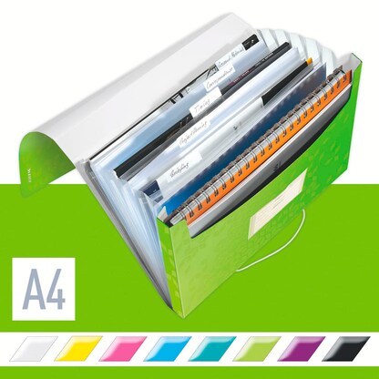 Artikelbild 7 für LEITZ Fächermappe WOW 4589 6 Fächer grün, 1 St., Artikelnummer 895247