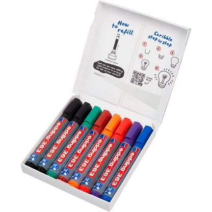 Artikelbild 2 für edding 360 Whiteboard-Marker farbsortiert 1,5 - 3,0 mm, 8 St., Artikelnummer 511166