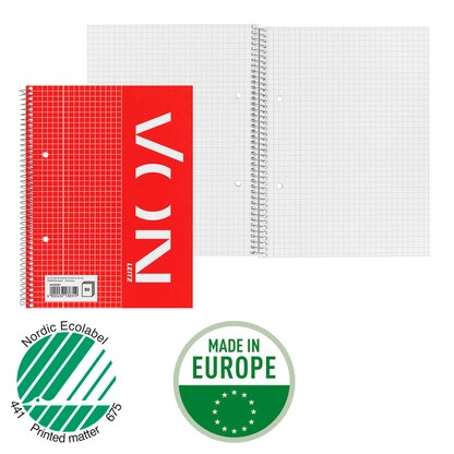Artikelbild 6 für VON LEITZ Collegeblock kariert DIN A5 mit Randlinie (innen), 1 St., Artikelnummer 636116