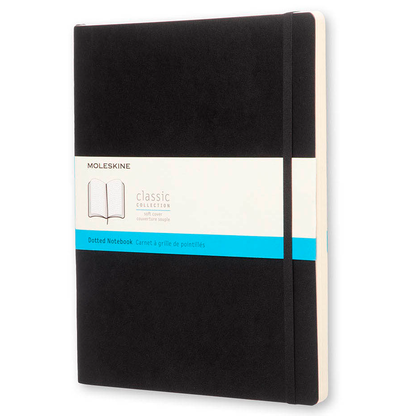 Artikelbild 2 für MOLESKINE Notizbuch Classic Collection flexibler Einband ca. DIN A4 punktkariert, schwarz Softcover 192 Seiten, 1 St., Artikelnummer 512451