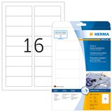 Artikelbild 1 für HERMA Namensetiketten 4515 weiß 88,9 x 33,8 mm, 20 Blatt, Artikelnummer 558116