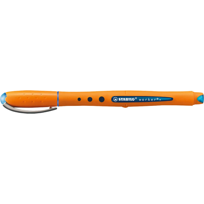 Artikelbild 2 für STABILO worker®+ Tintenroller orange 0,5 mm, Schreibfarbe: blau, 1 St., Artikelnummer 625129