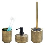Artikelbild 1 für WENKO Badaccessoires-Set Rivara gold, 1 Set, Artikelnummer 808367