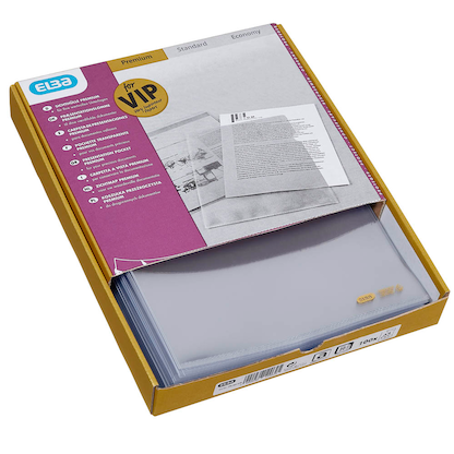 Artikelbild 9 für ELBA Sichthüllen DIN A4 glasklar glatt 0,14 mm, 100 St., Artikelnummer 150532