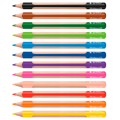 Artikelbild für Pelikan griffix® Buntstifte farbsortiert, 12 St., Artikelnummer 573869